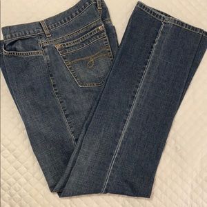 Jones New York jeans size 10 stretch flared leg